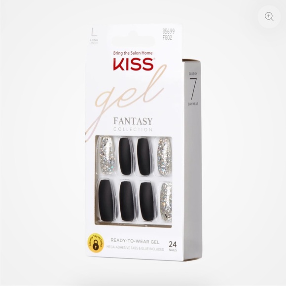 (3) KISS Gel Fantasy Nails Set - Picture 2 of 14